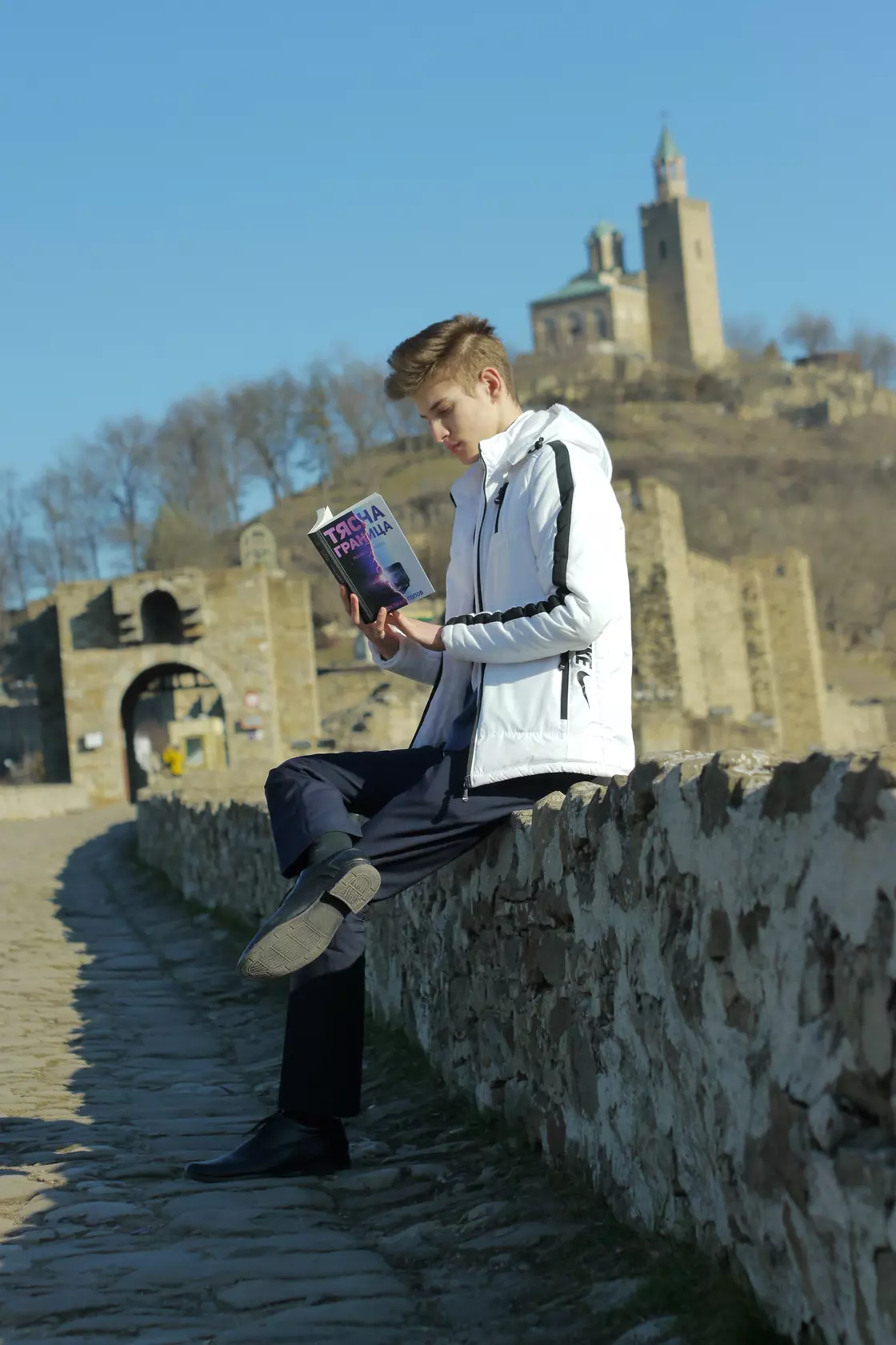 Me, reading my book - 1